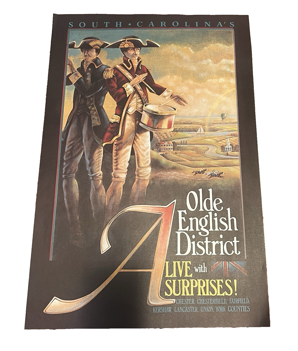 South Carolina Olde English District Poster Historic Towns In The South Tourism